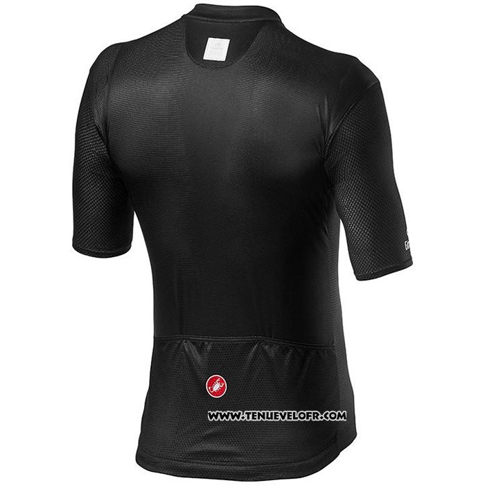 2020 Maillot Cyclisme Giro d'Italia Noir Blanc Manches Courtes et Cuissard